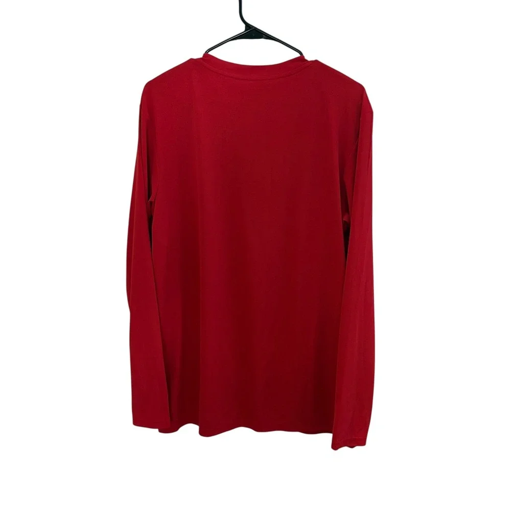 Adidas Men's XL Long Sleeve Soccer‎ Jersey Red Classics Eagles Crest Primegreen